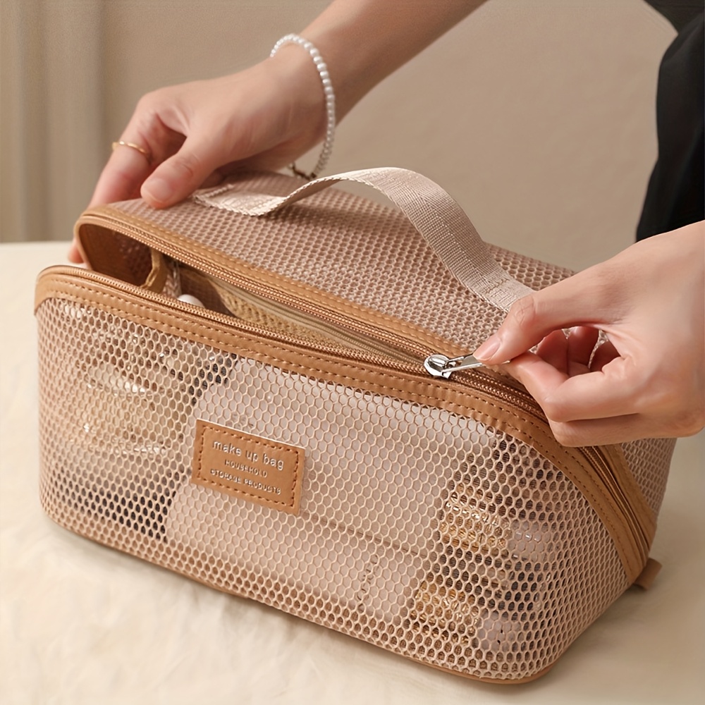 Luxury Skincare Containers - Organizador de Maquiagem Feminino, Bolsa de