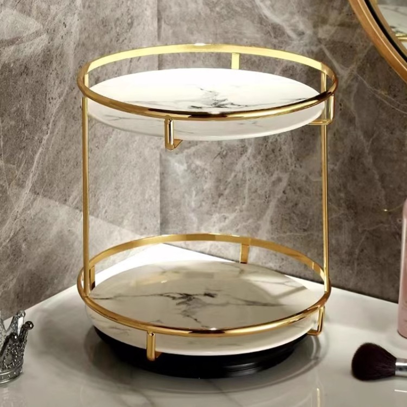 Luxury Skincare Tray - Bandeja de armazenamento de perfume de