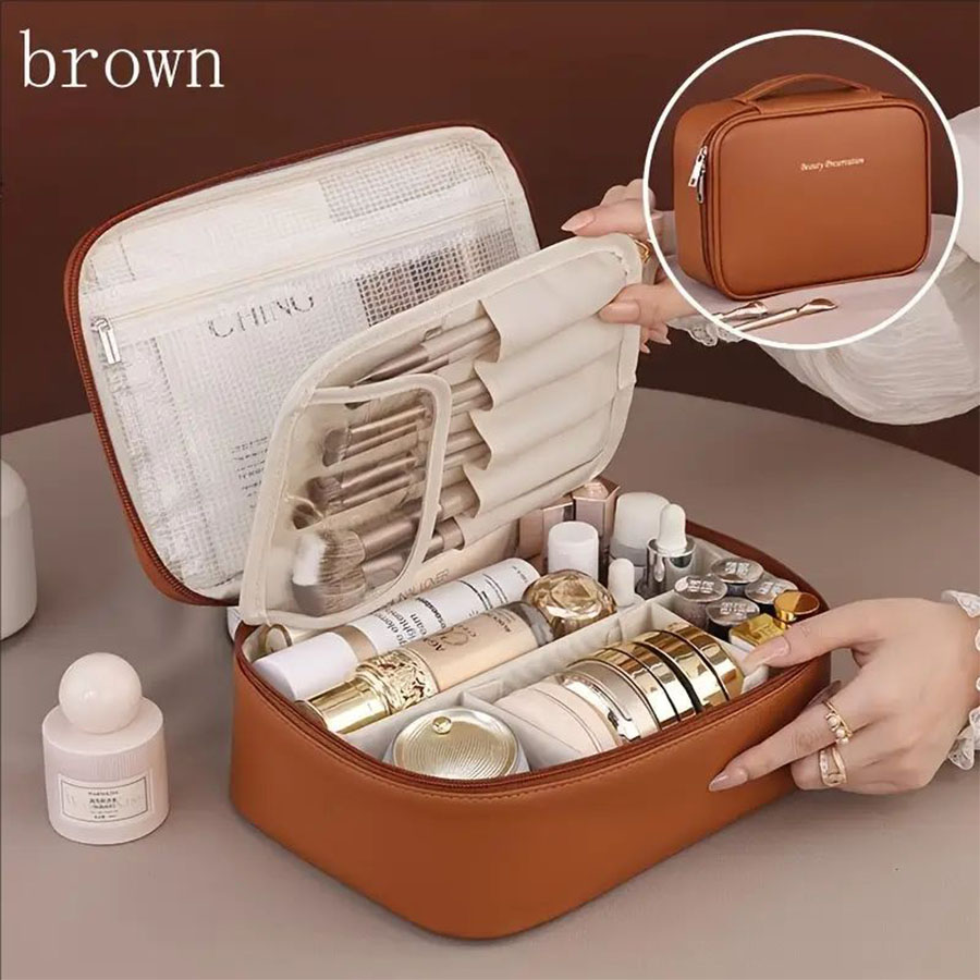 Luxury Skincare Containers - Nova Bolsa de Cosméticos Feminina, Bolsa