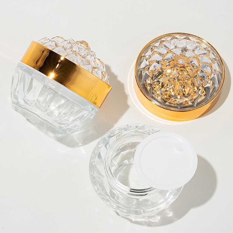 Frasco de creme facial de vidr - Luxury Skincare Containers avaliação e preço