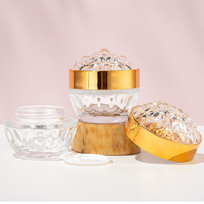 Frasco de creme facial de vidr - Luxury Skincare Containers avaliação e preço