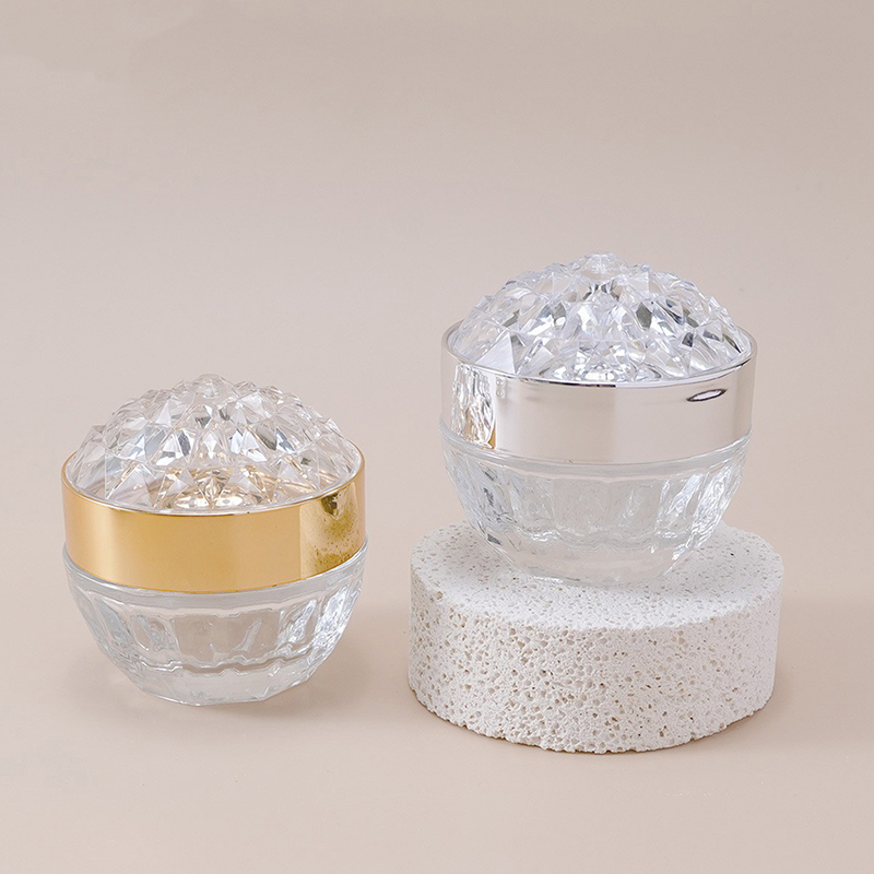 Frasco de creme facial de vidr - Luxury Skincare Containers avaliação e preço