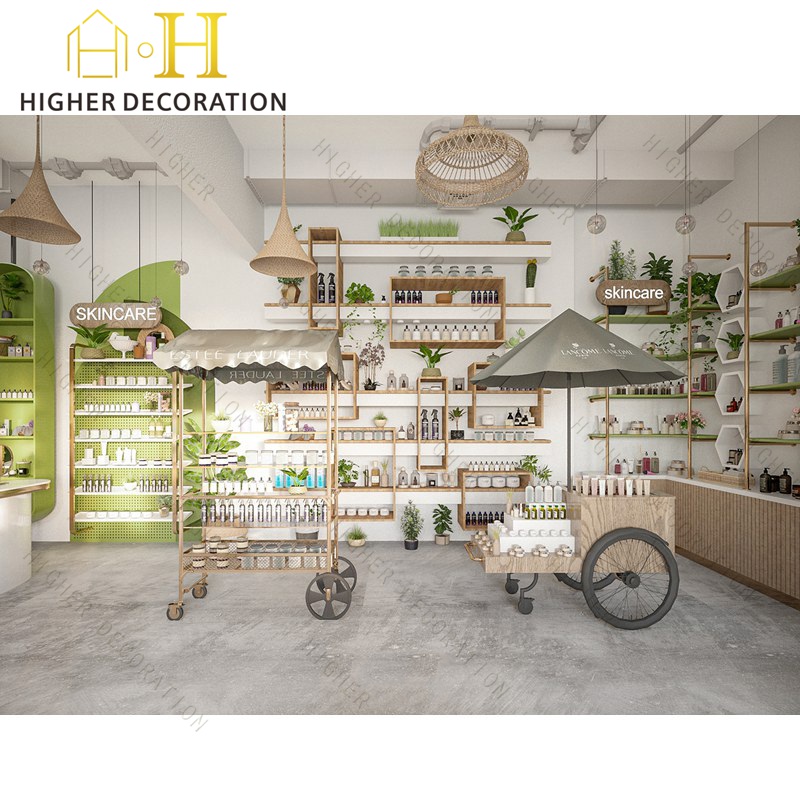 Prateleira de exibição de móve - Luxury Skincare Store avaliação e preço