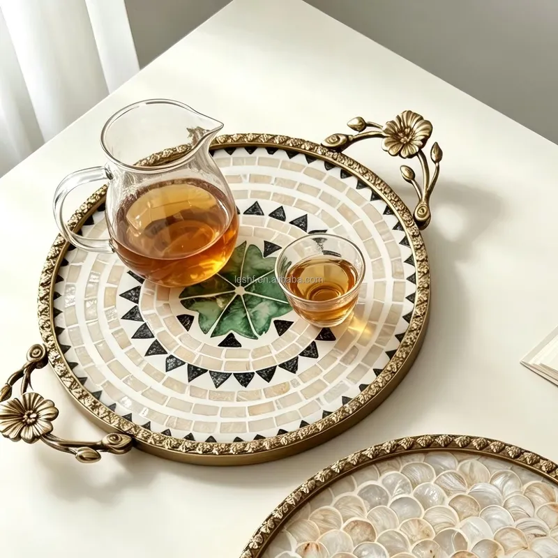Bandeja de Luxo Art Déco com I - Luxury Skincare Tray avaliação e preço