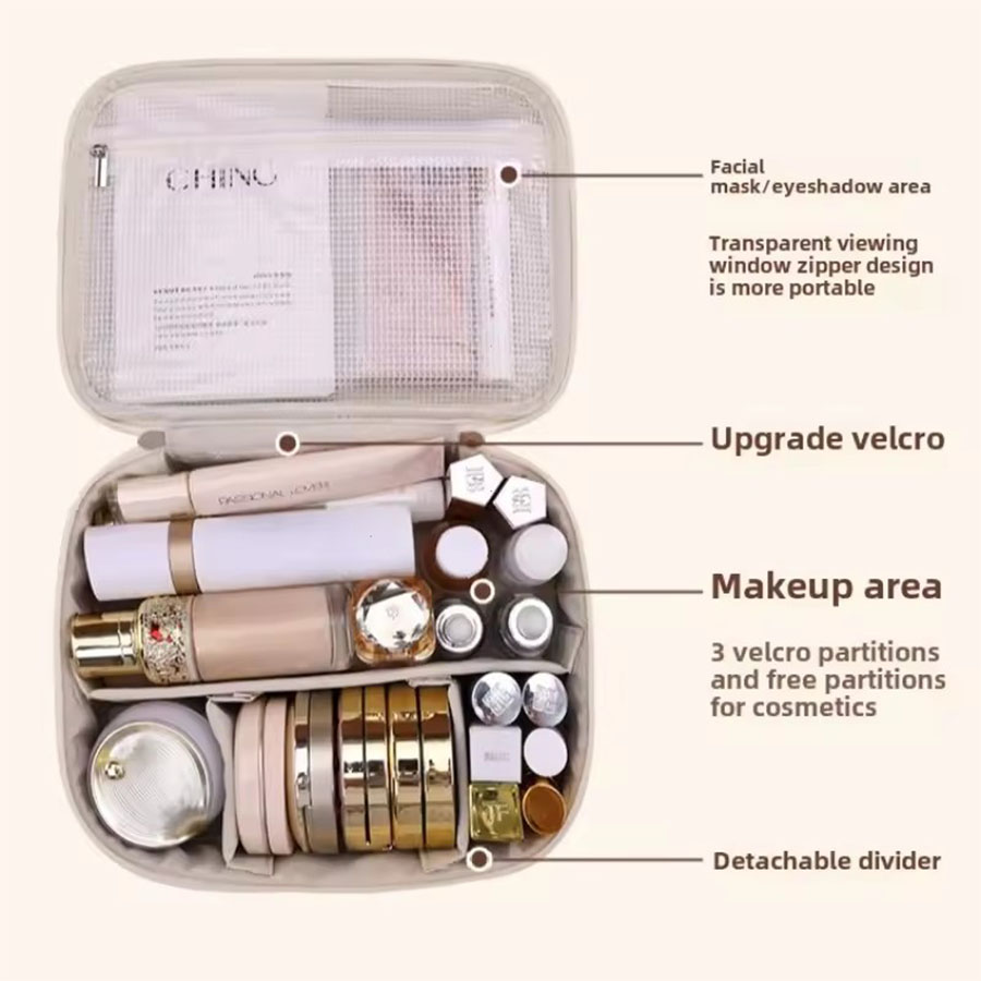 Nova Bolsa de Cosméticos Femin - Luxury Skincare Containers avaliação e preço